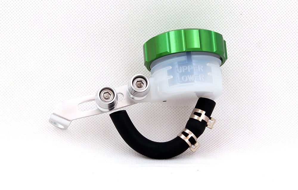 Moto Clutch Brake Oil Fluid Reservoir Honda Kawasaki Suzuki Yamaha Ducati Black Generic