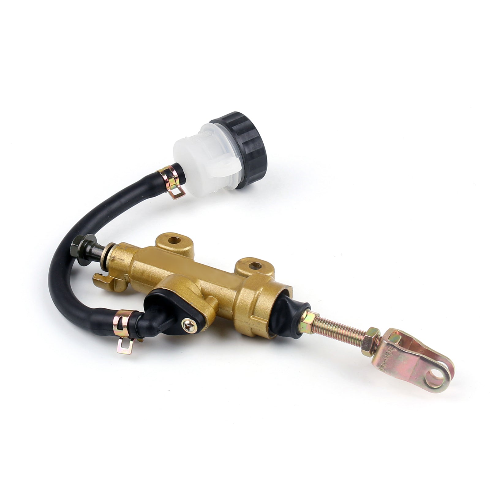 Motorcycle Universal Rear Master Cylinder Hydraulic Brake Pump Fluid Reservoir Generic