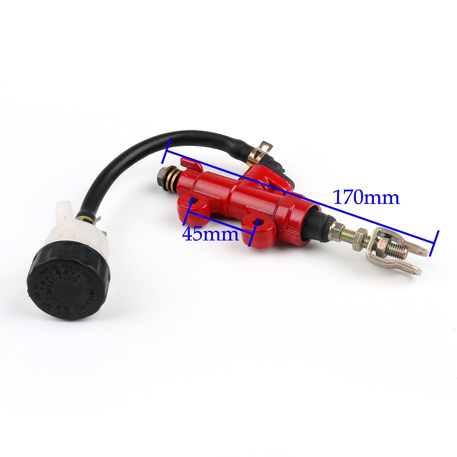 Motorcycle Universal Rear Master Cylinder Hydraulic Brake Pump Fluid Reservoir Generic