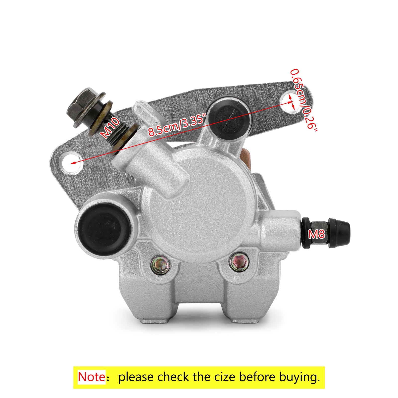 L&R Front Brake Caliper Set For Honda TRX 250 300 400 EX Yamaha YFM 250 350 400 Generic