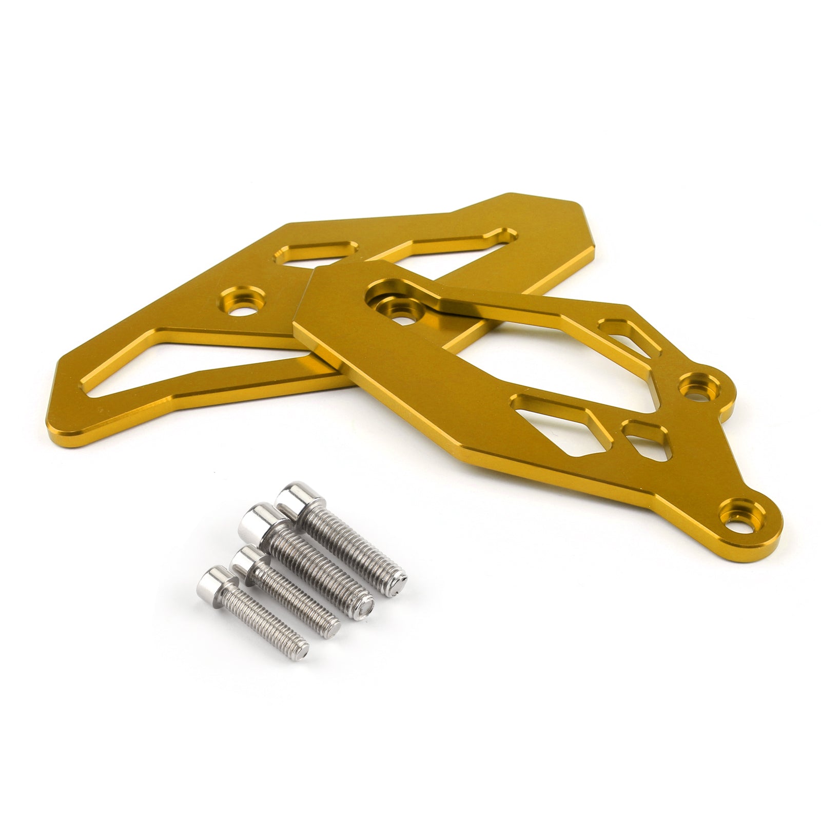 CNC Footrest Rearset Adapter Plates For Yamaha YZF-R3 MT-03 15-16 R25 13-19 Generic