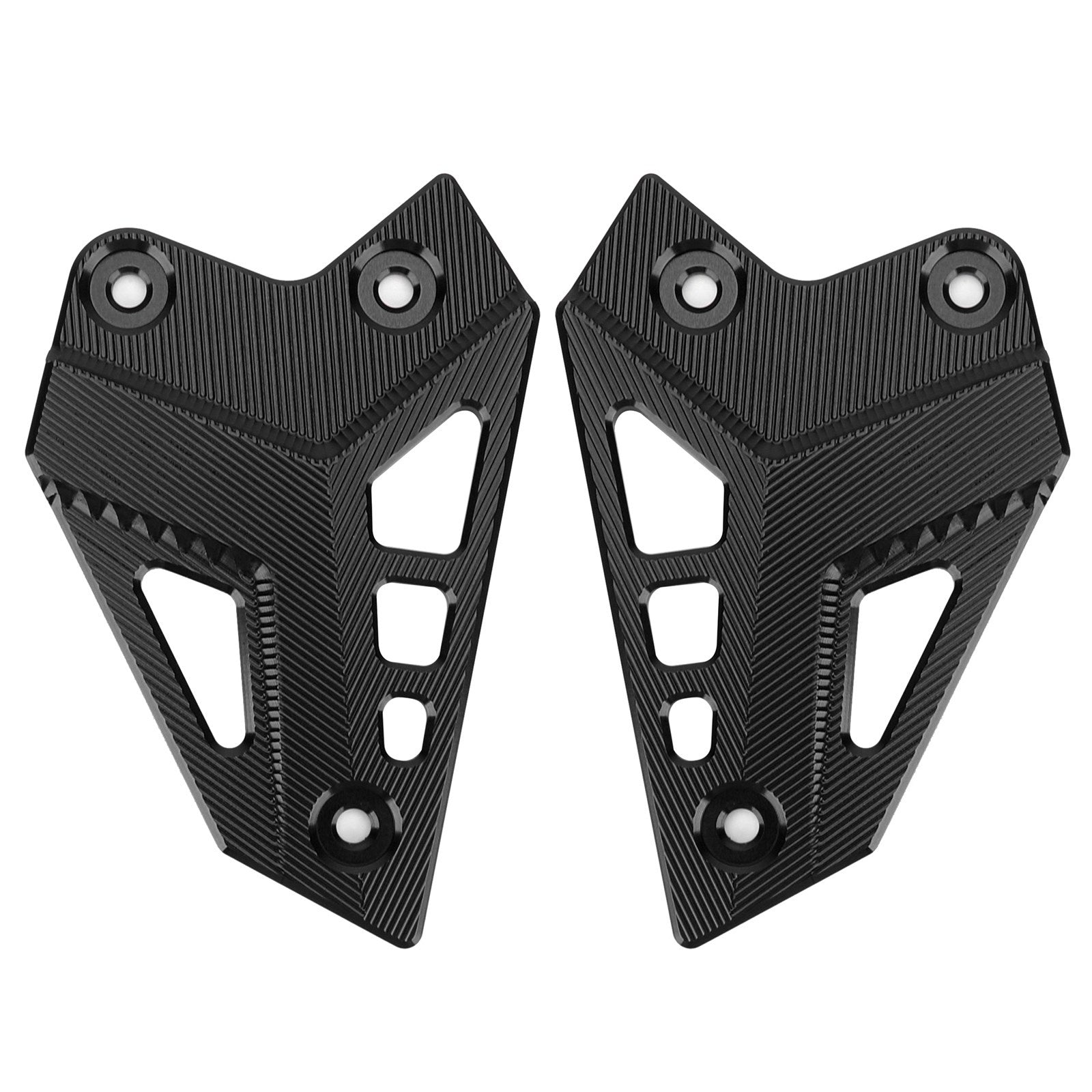 CNC Aluminum Heel Guards Rearset Plates Fit for Kawasaki Z900 ZR900 2017-2020 Generic