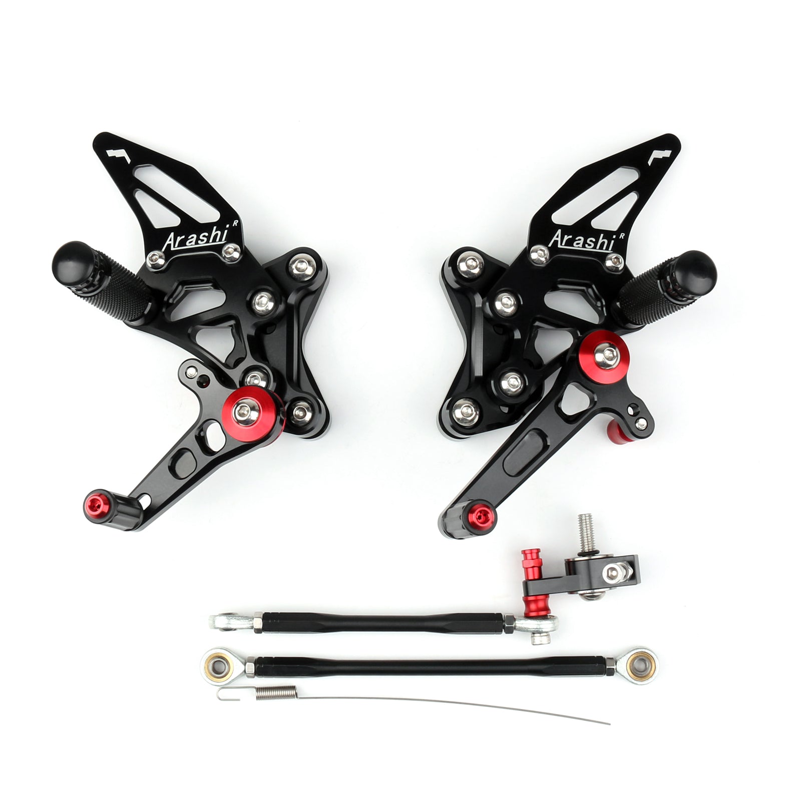 Ducati 848 1098 1098S 1098R 1198 Rearset Rear set Footpegs Adjustable