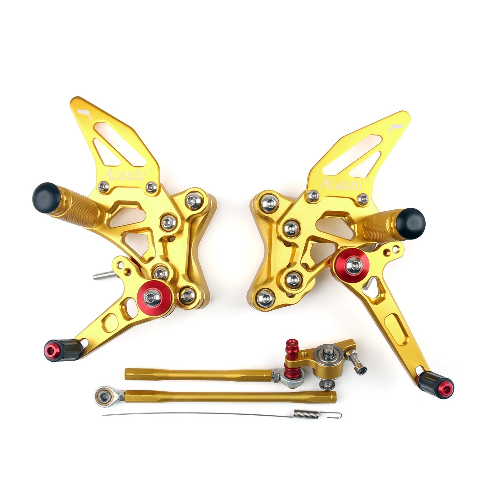 Ducati 848 1098 1098S 1098R 1198 Rearset Rear set Footpegs Adjustable