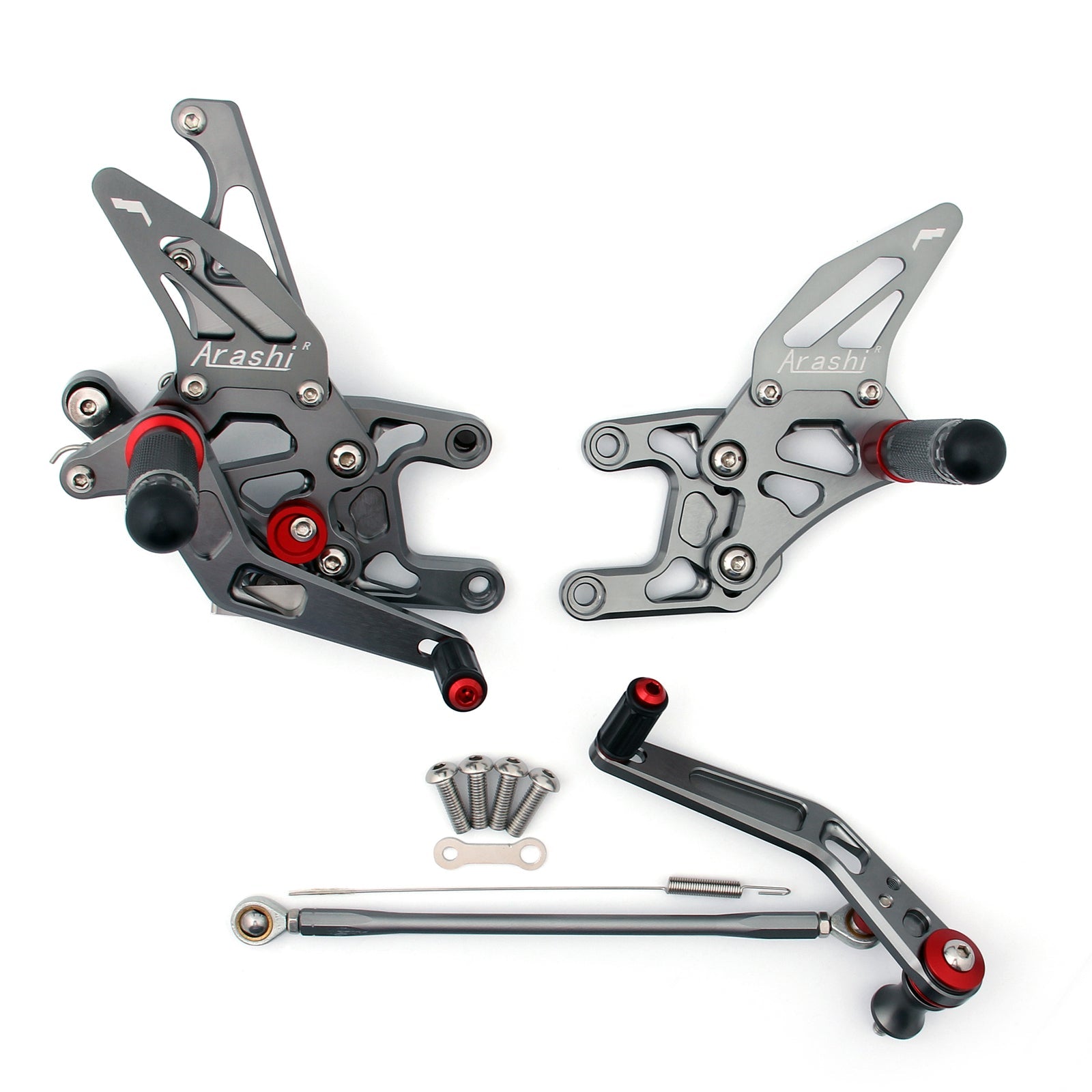 Juego de estriberas traseras ajustables para Honda CBR1000RR CBR 1000 RR 2008-2009 genérico