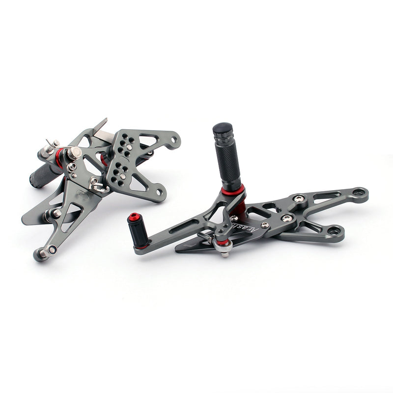 Rearset Rear set Estribos Ajustables Para Yamaha YZF 1000 R1 2007-2008 Genérico