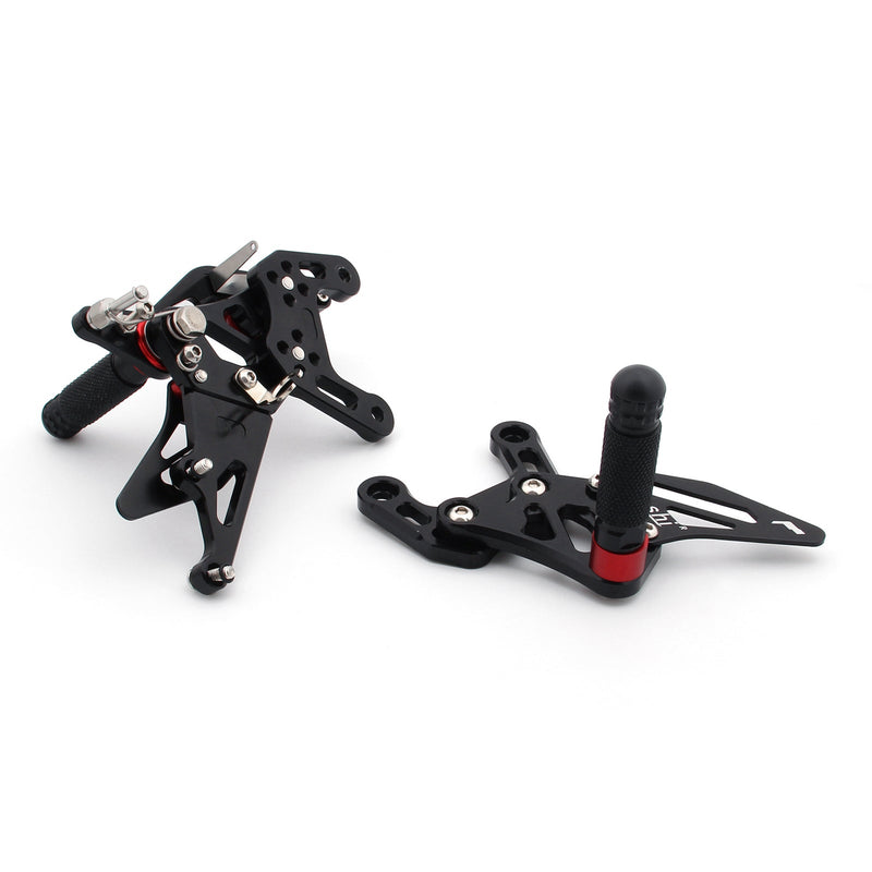 Rearset Rear set Estribos Ajustables Para Yamaha YZF 1000 R1 2009-2011 Genérico