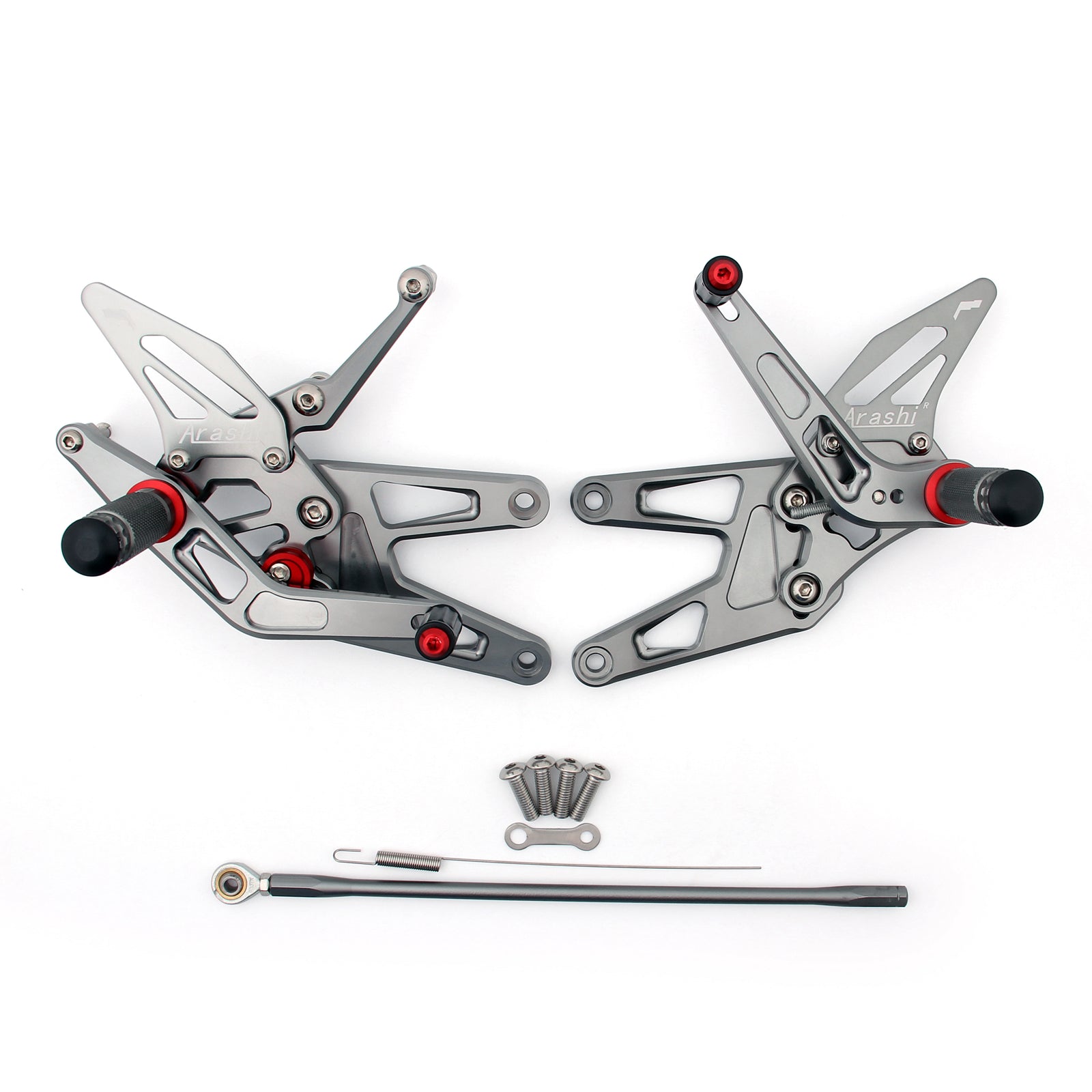 Estriberas traseras traseras ajustables para Yamaha YZF 600 R6 2003-2005 genéricas