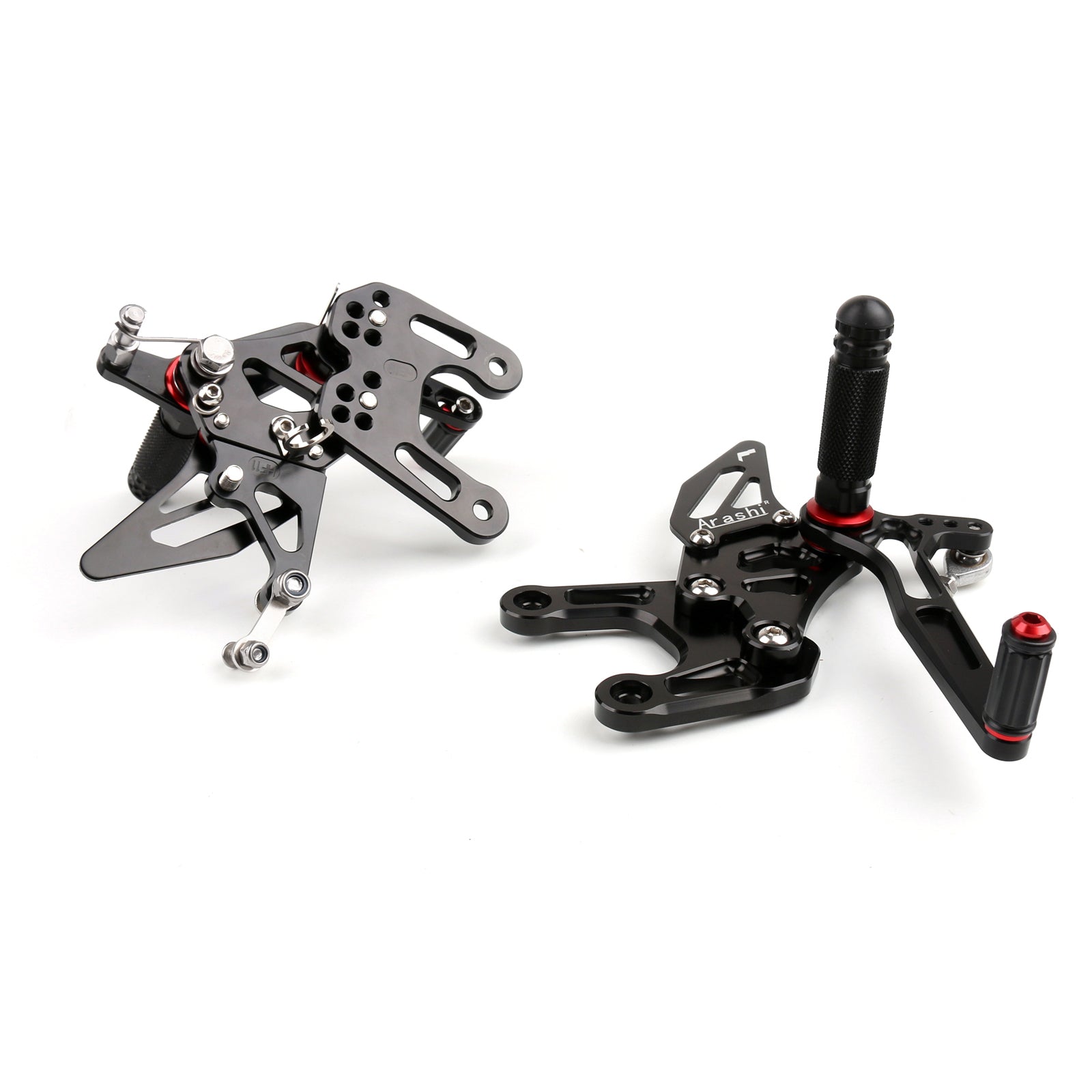 Rearset Rear set Kawasaki ZX10R ZX 10R 2008-2009 Black Generic