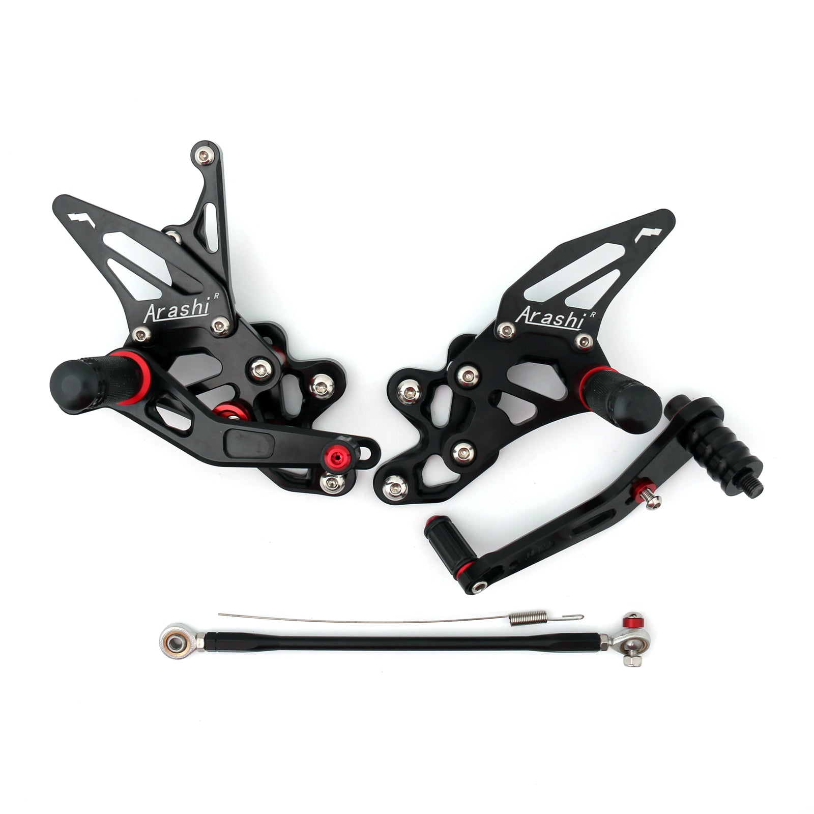 Reposapiés de carreras, juego trasero de reposapiés para Suzuki GSXR 600/750 2011-2019 genérico