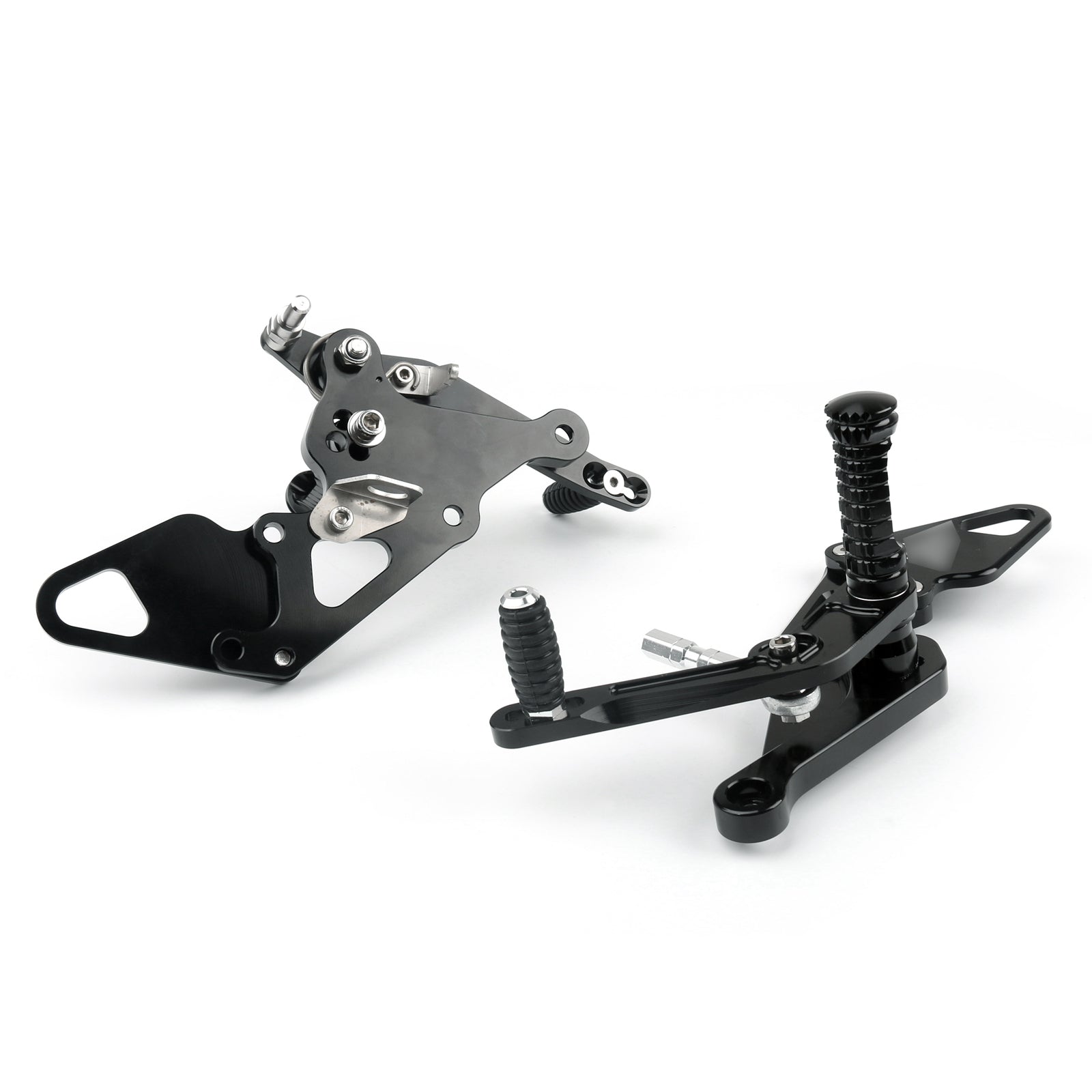 Aluminum Rear Sets Footpegs Footrest Fit for Yamaha MT07 MT-07 FZ07 2014-2020 Generic