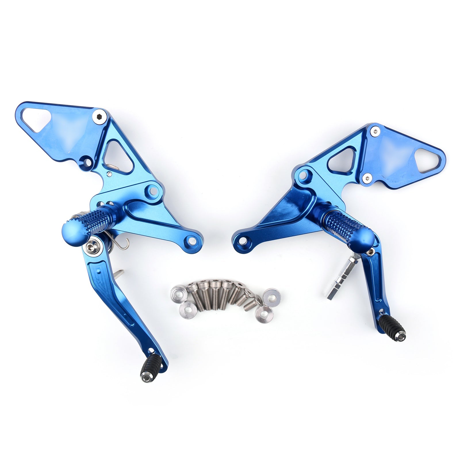 Aluminum Rear Sets Footpegs Footrest Fit for Yamaha MT07 MT-07 FZ07 2014-2020 Generic