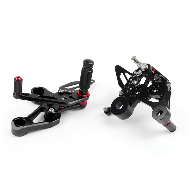 Racing Adjustable Rearsets Foot Pegs Rear Set For 2014 Yamaha MT-09 FZ-09 Generic