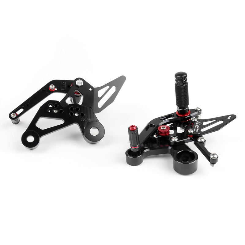 Racing Adjustable Rearsets Foot Pegs Rear Set For 2014 Yamaha MT-09 FZ-09 Generic