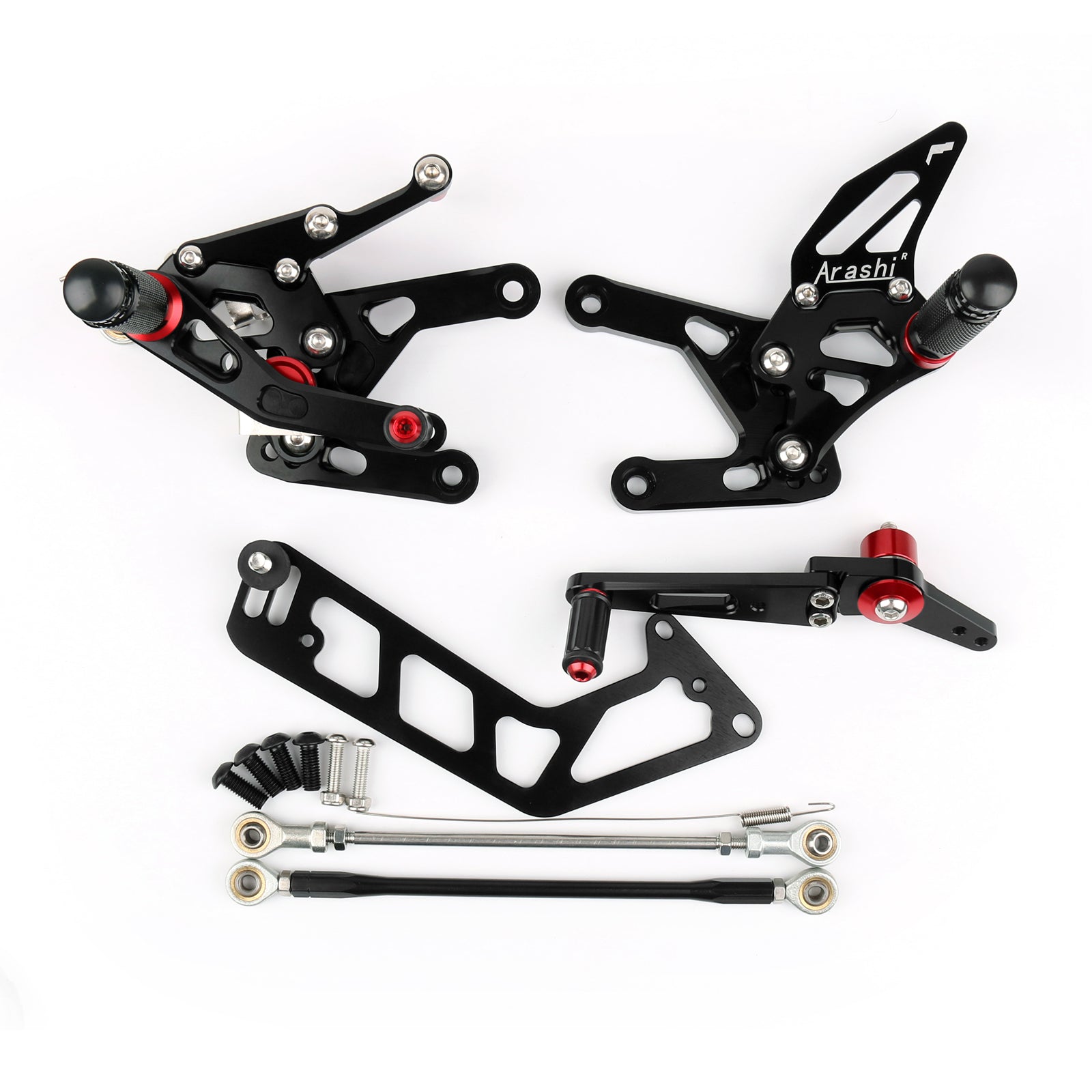 Adjustable Rearsets Footrests Footpeg Rear Set For Yamaha MT-10 FZ10 2017-2019 Generic