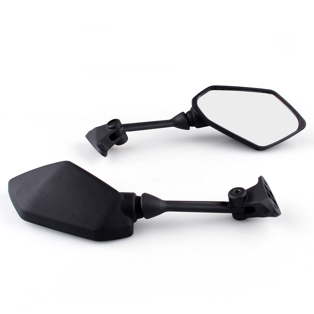 Racing Mirror Mirrors For Kawasaki Ninja ZX6R 2009-2011 Black Generic