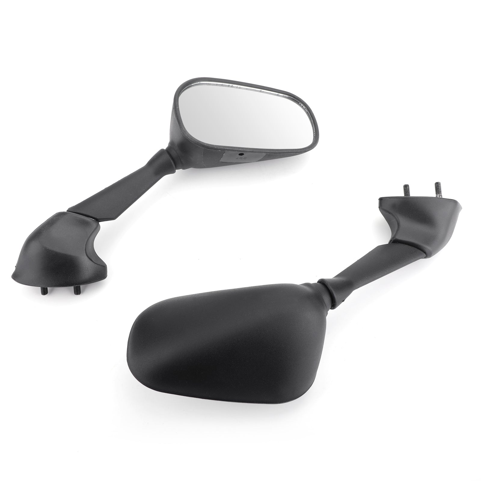 Racing Mirror Mirrors For Yamaha YZF R6 2006-2007 Black Generic