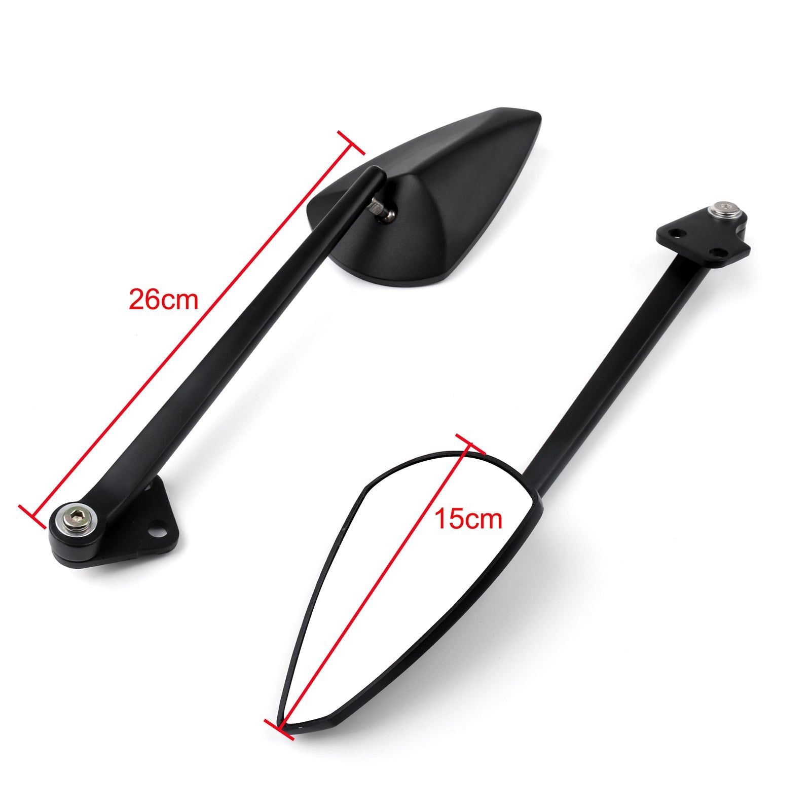 Rear view Mirror Mirrors For Yamaha TMAX T-MAX 530 2012-2013 Black Generic