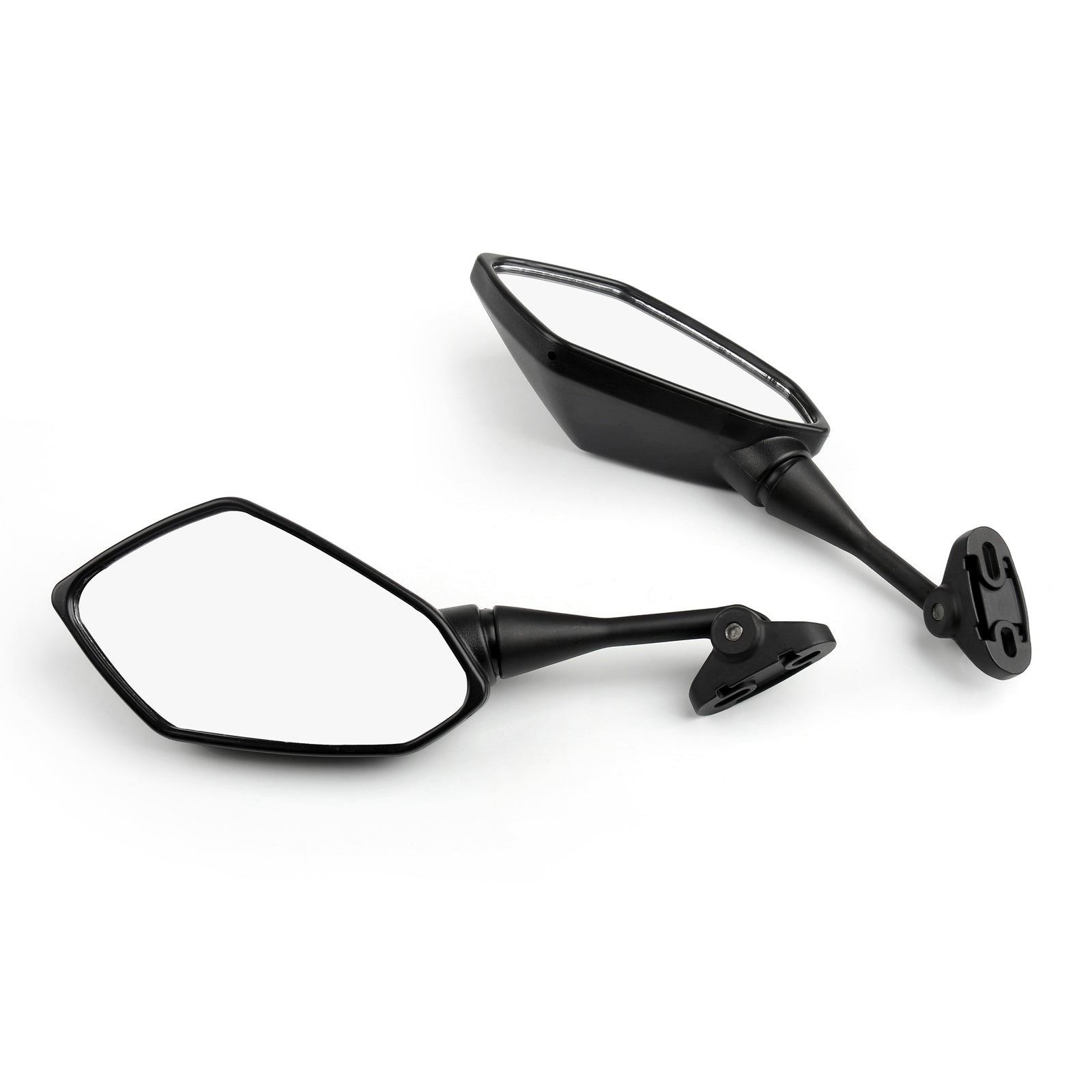 Pair Motorcycle Rearview Mirror For Honda CBR250 NSR250 88-94 CBR400 87-94 Generic