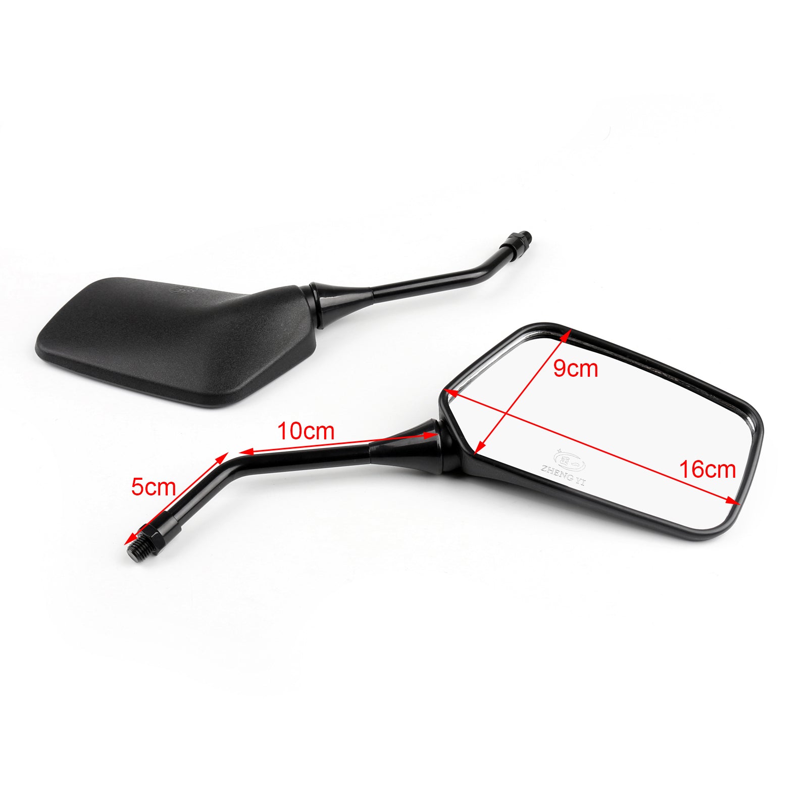 10mm Motocycle Rear View Mirrors For Honda NX125 88-97 CB250 Nighthawk 91-08 Generic