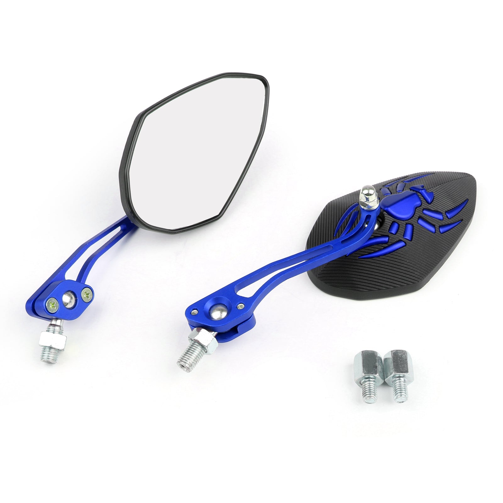 Universal 8mm 10mm Motorcycle Moto Spider Adjusted Rear View Side Mirrors