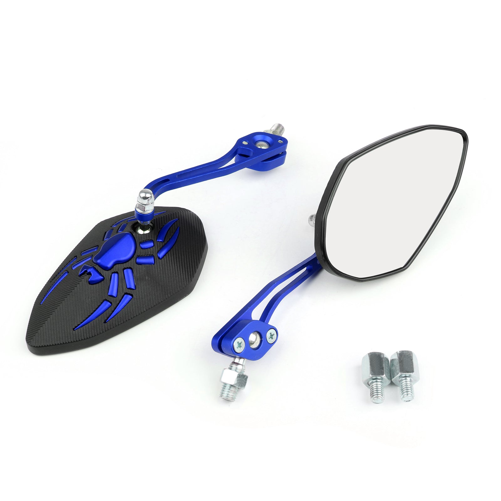 Universal 8mm 10mm Motorcycle Moto Spider Adjusted Rear View Side Mirrors