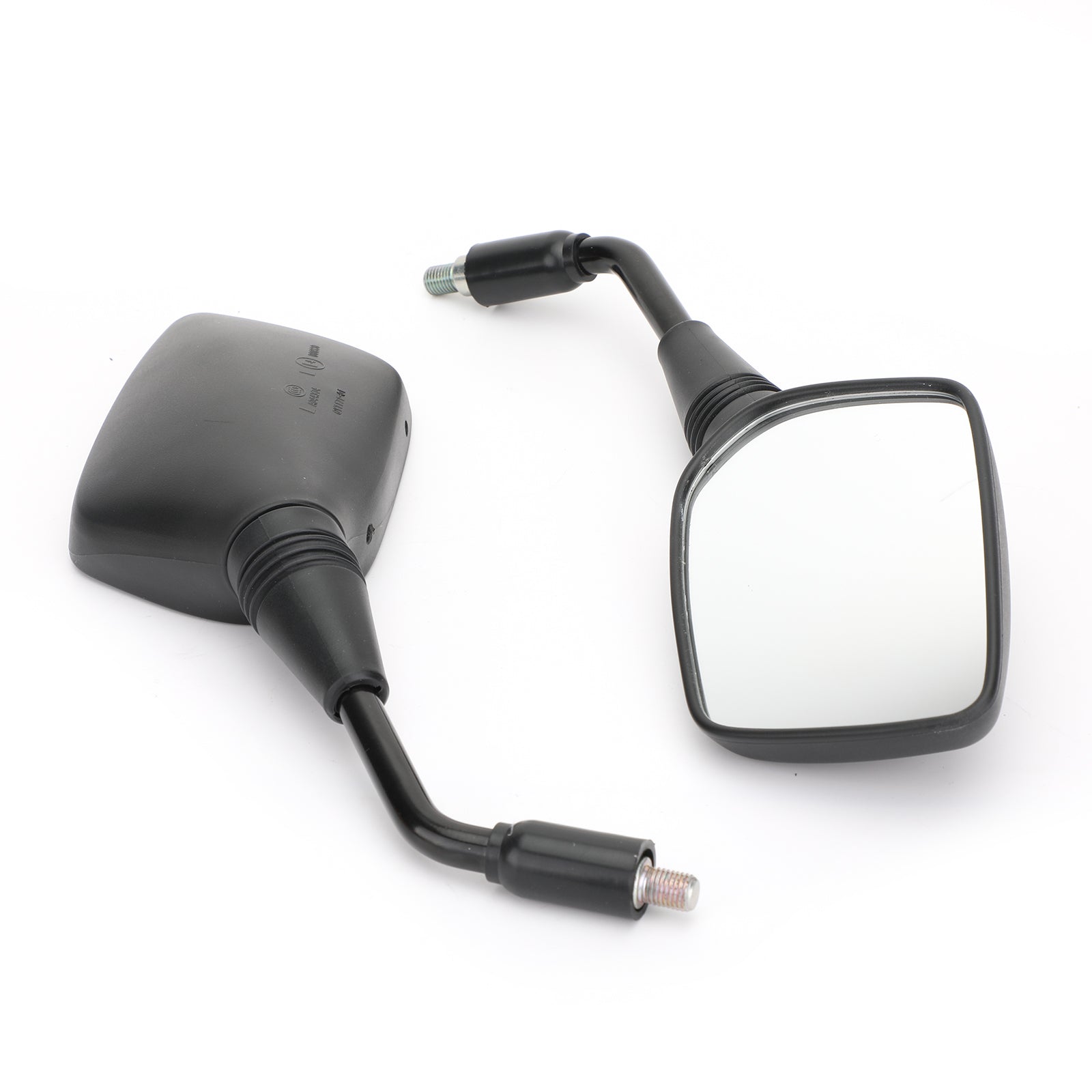 Black Rearview Side Mirrors For Suzuki GW250 Inazuma 14-17 DL250 V-Strom 06-18 Generic