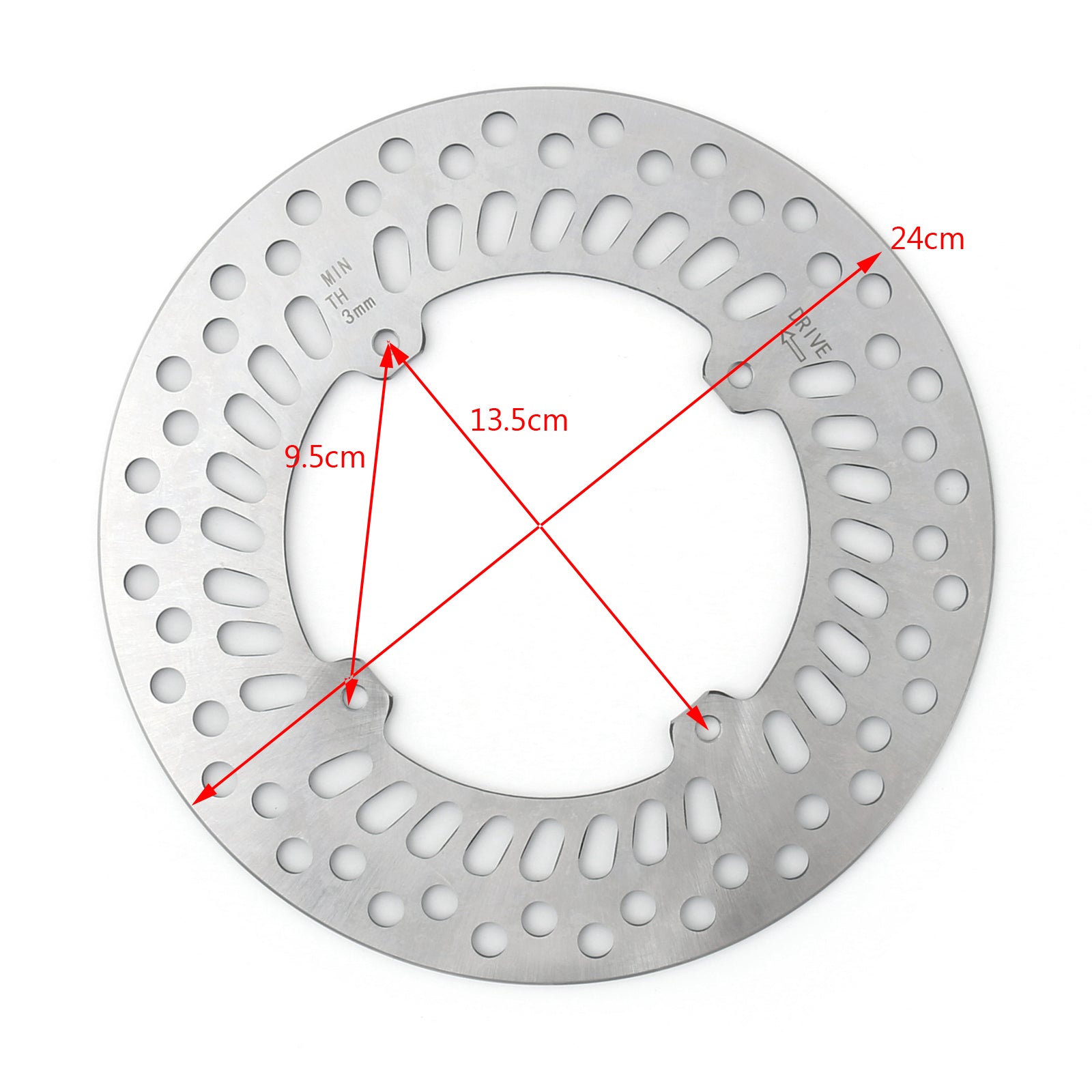 Front Brake Disc Rotor&Front Brake Pads For Honda CR125 CR250 CRF250R CRF250X Generic