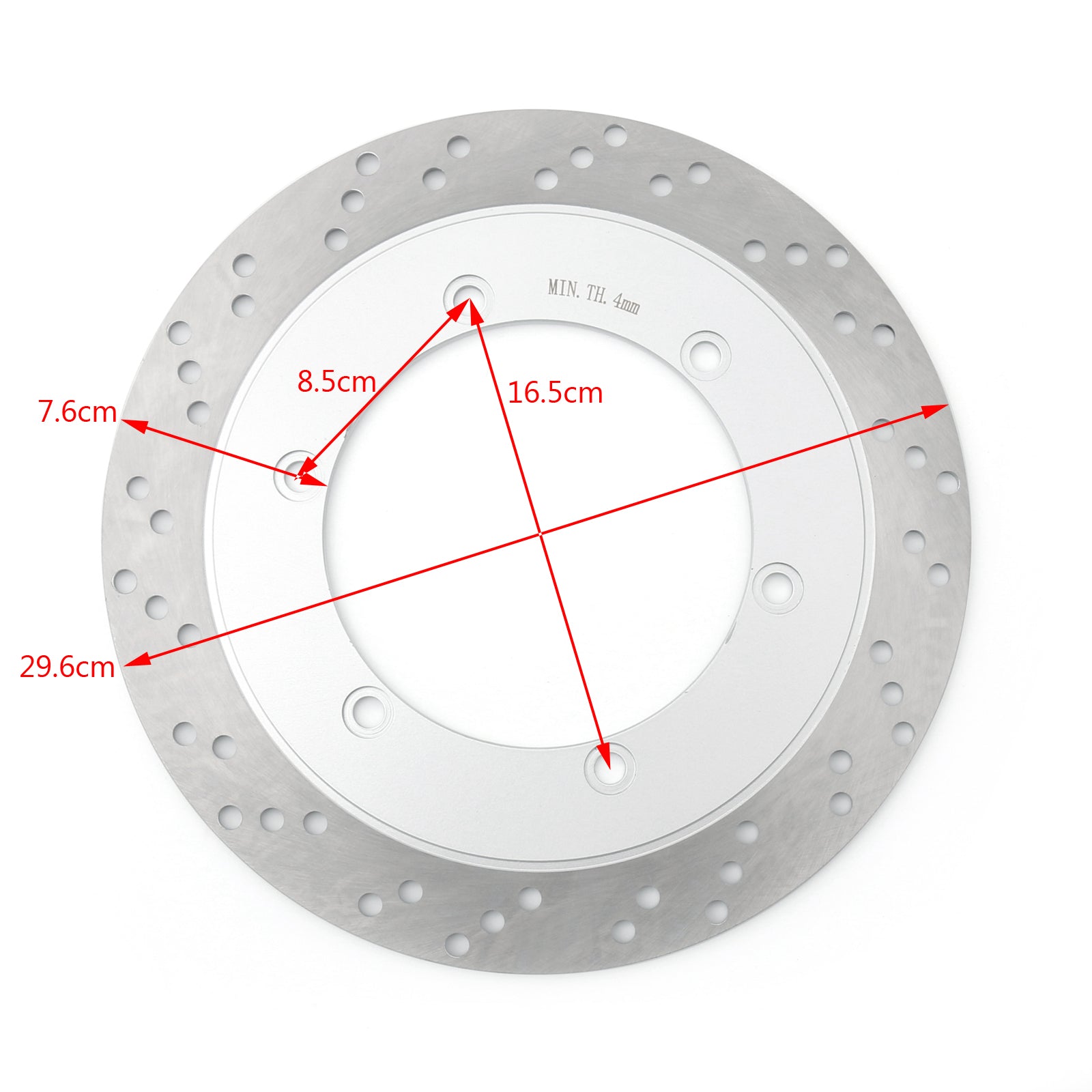 Front Brake Disc Rotor For Honda NV400 DC1/DC2 CB500 NT650 NT700 CB750 FR/VT750 Generic