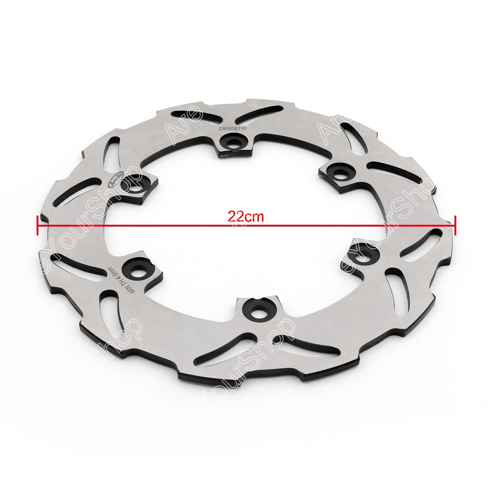 Arashi Rear Brake Disc Rotor For YAMAHA YZF R6 600 99-02 R1 1000 02-03 TT 250 00 Generic