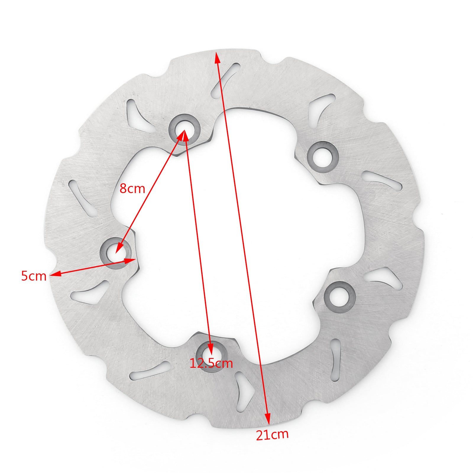 Rear Brake Disc Rotor For Suzuki AN 250 K1/K2 AN400 X/Y/K1/K2 Kawasaki SC250 Generic