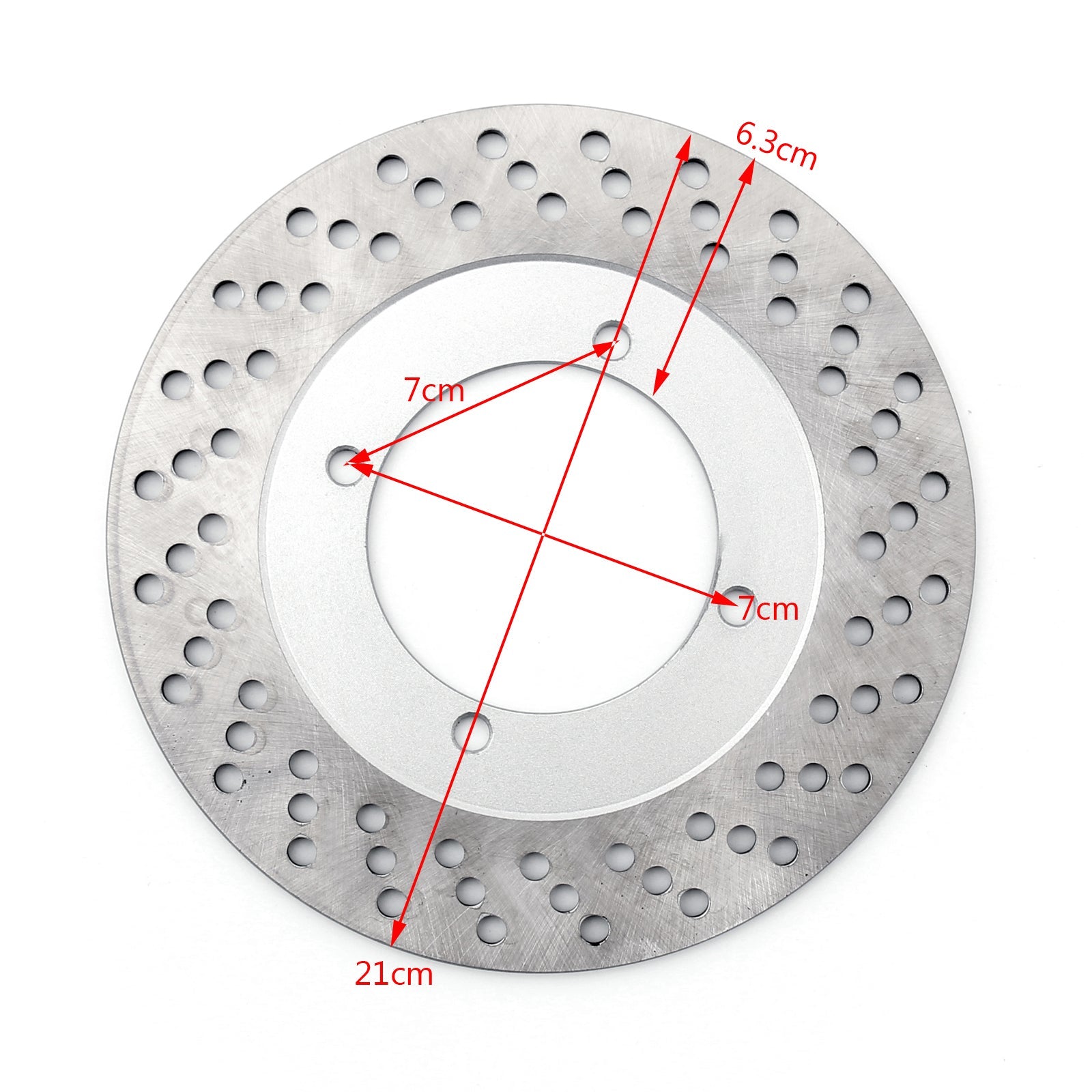 Rear Brake Disc Rotor for Suzuki RGV 250 M/N/P/R/S/T Suzuki GSXR 250 J CK 400 Generic