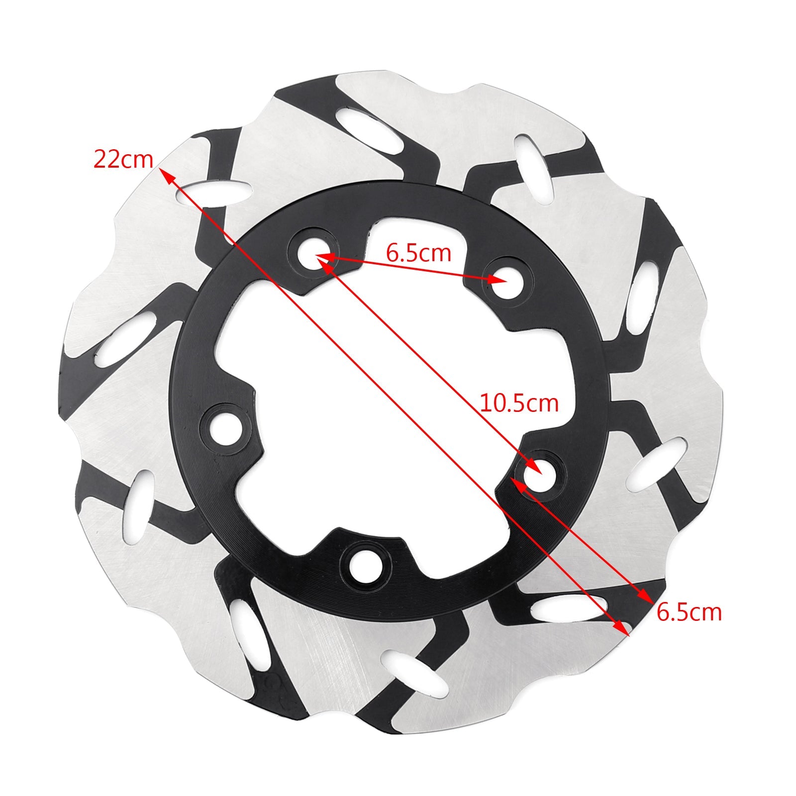 Disco de Freno Trasero para Suzuki SV650/S 03-09 SV1000/S 03-07 TL1000R/S 98-03 Genérico