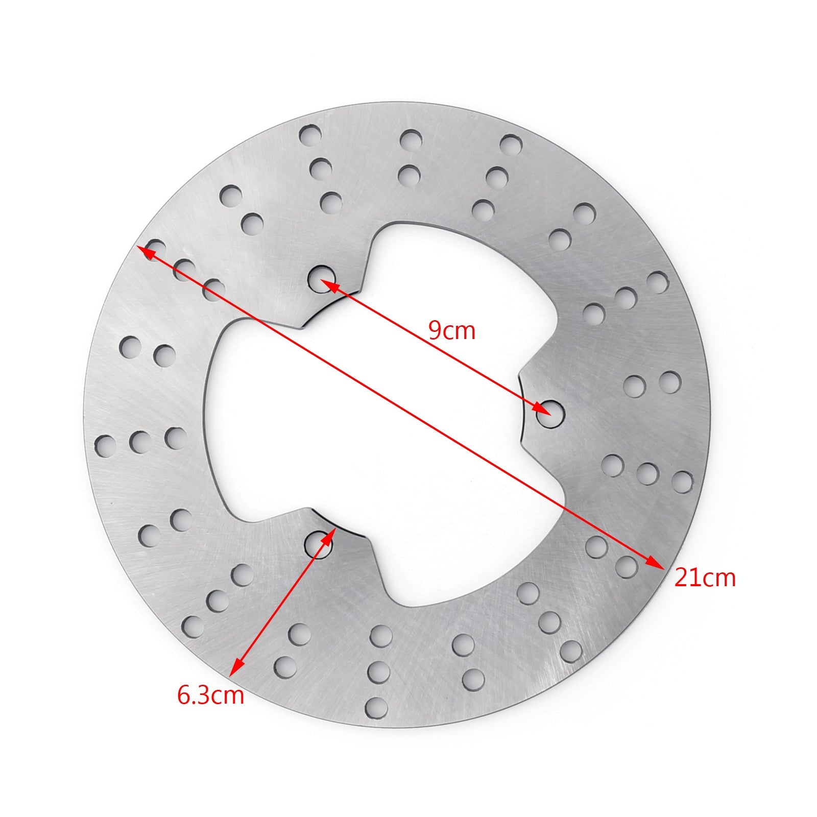 Rotor de disco de freno trasero para FZR250 R1-Z 250 SDR200 SRX600 SZR660 TDR250 TZR250/125 genérico