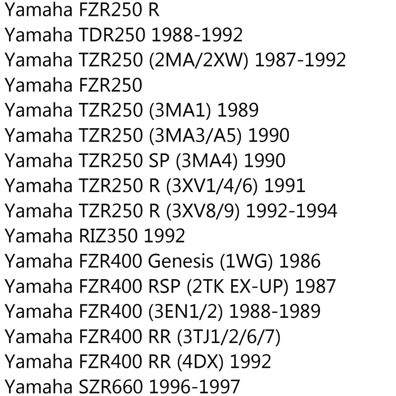 قرص فرامل خلفي الدوار لـ FZR250 R1-Z 250 SDR200 SRX600 SZR660 TDR250 TZR250/125 عام
