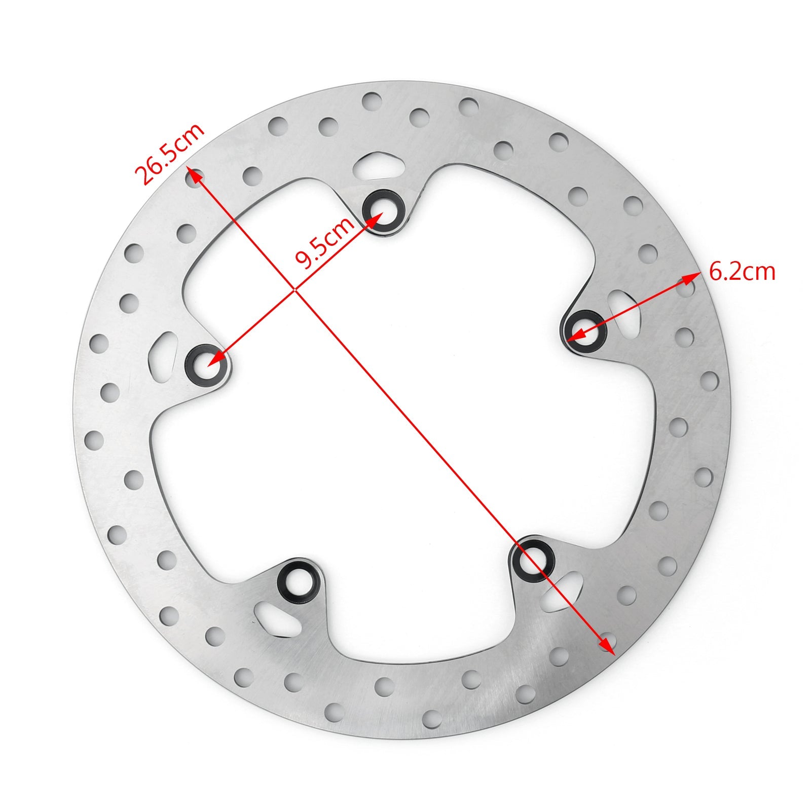 Rotor de disco de freno trasero para BMW F650GS F700GS F800GS/GT/R/S/ST R1200GS/RT/ST HP2 genérico