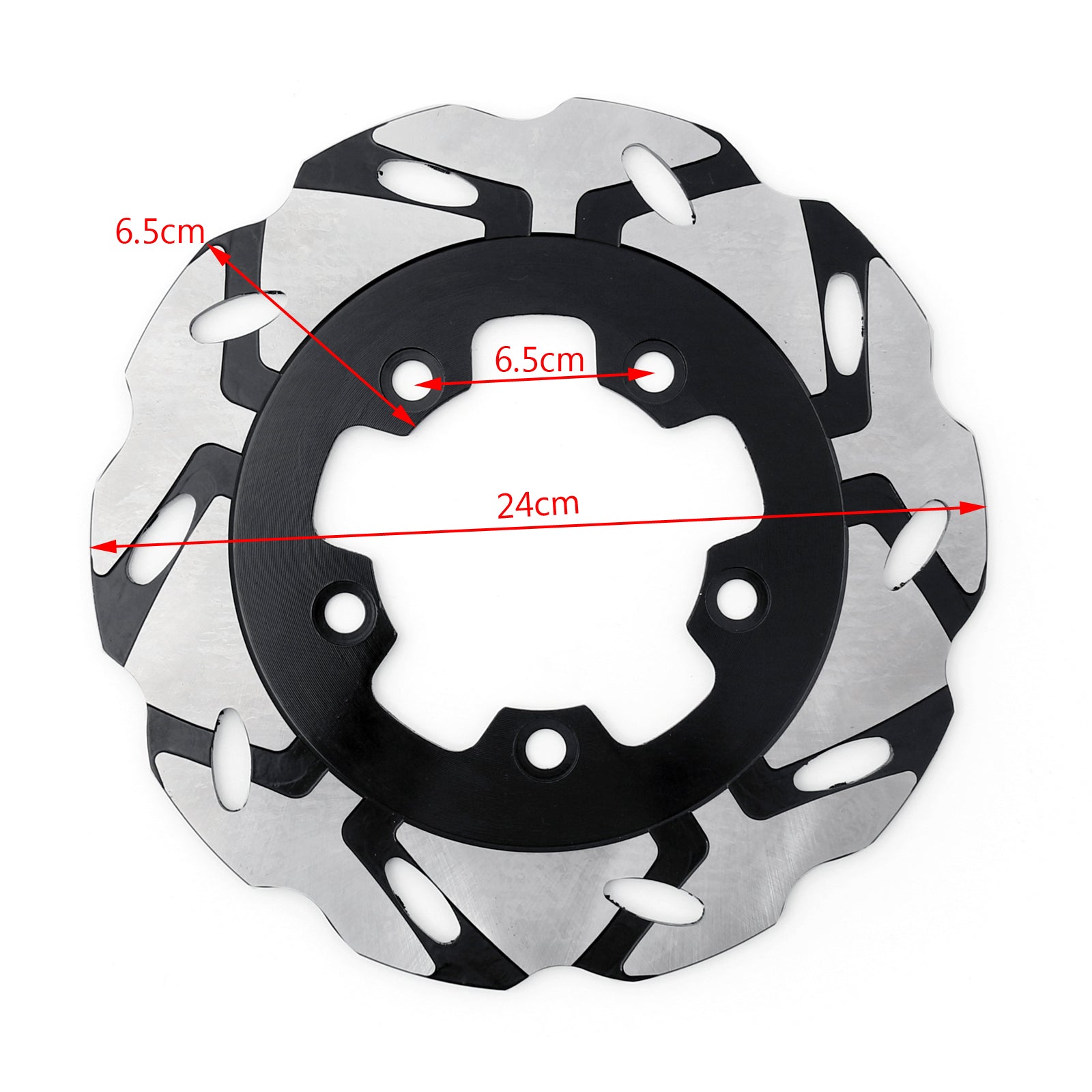 Rotor de disco de freno trasero para SUZUKI RF600R/RF900R SF650 GSX 600F/750F 98-06 GSF1200 genérico