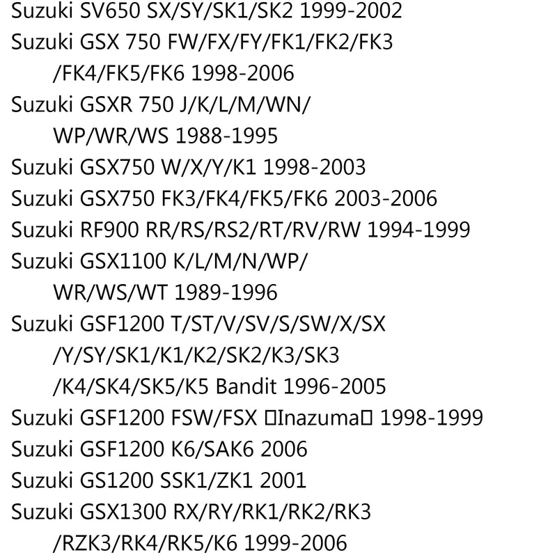 قرص فرامل خلفي الدوار لسوزوكي RF600R/RF900R SF650 GSX 600F/750F 98-06 GSF1200 عام