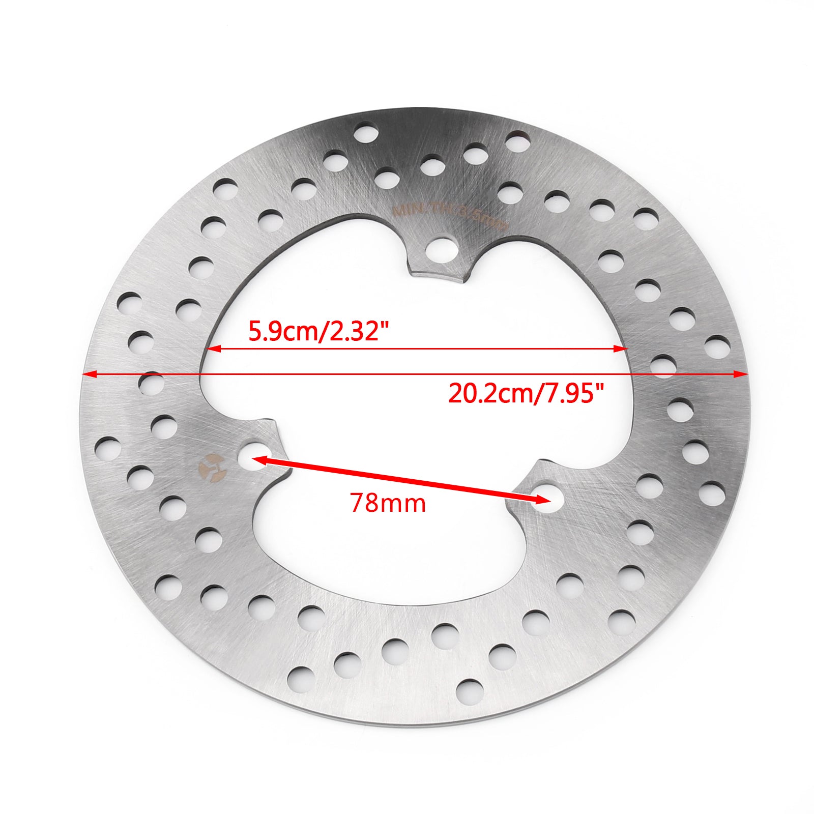 Rear Disc Brake Rotor For Yamaha XG250 TRICKER 04-17 XTZ250 05-2018 XT225 XT250 Generic