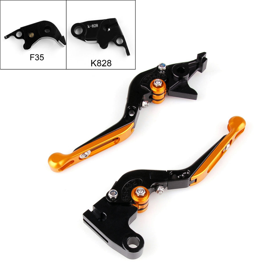 Adjustable Folding Extendable Brake Clutch Levers For Kawasaki ZX636RZX6RR Generic