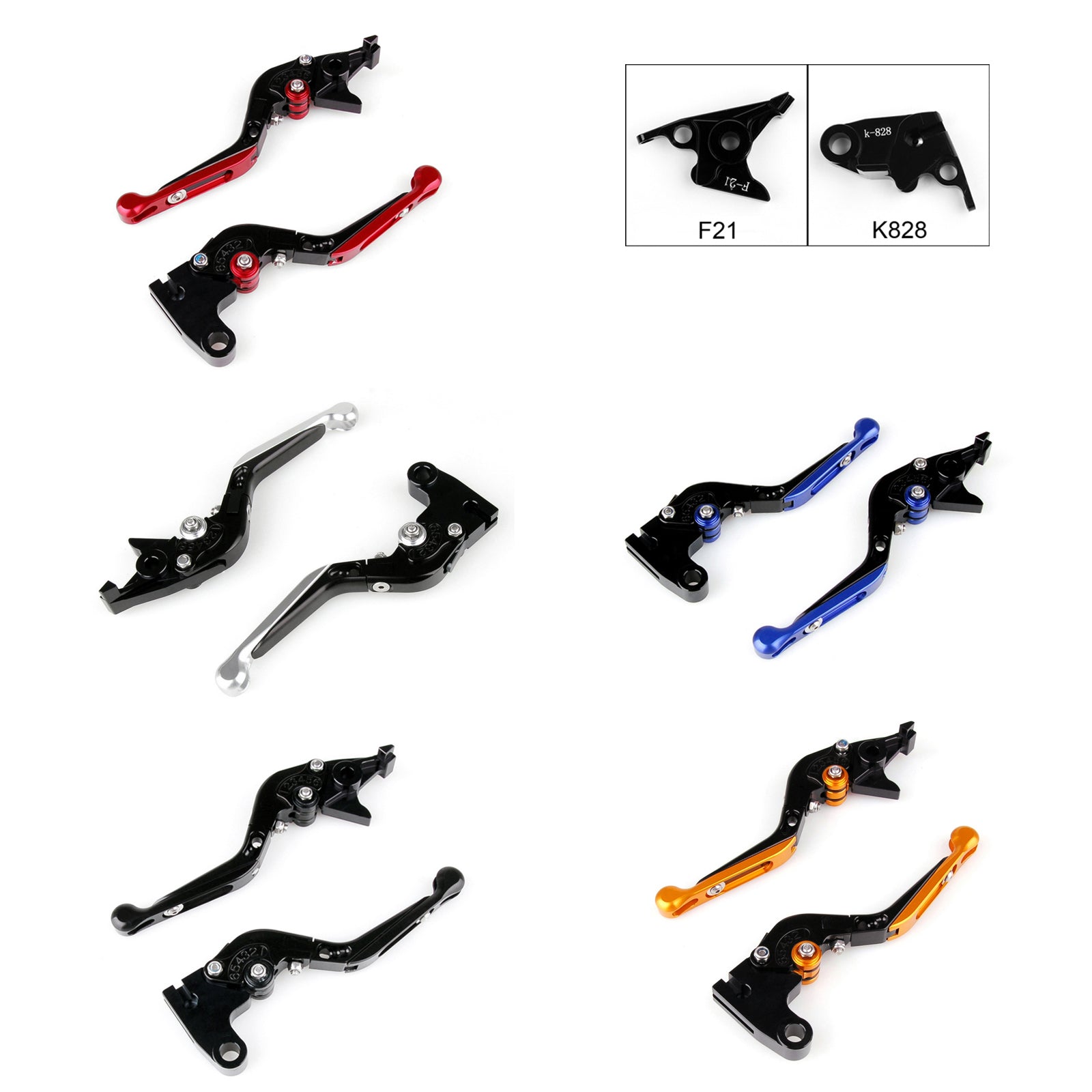 Adjustable Folding Extendable Brake Clutch Levers For Kawasaki Z750 07-12 Z800