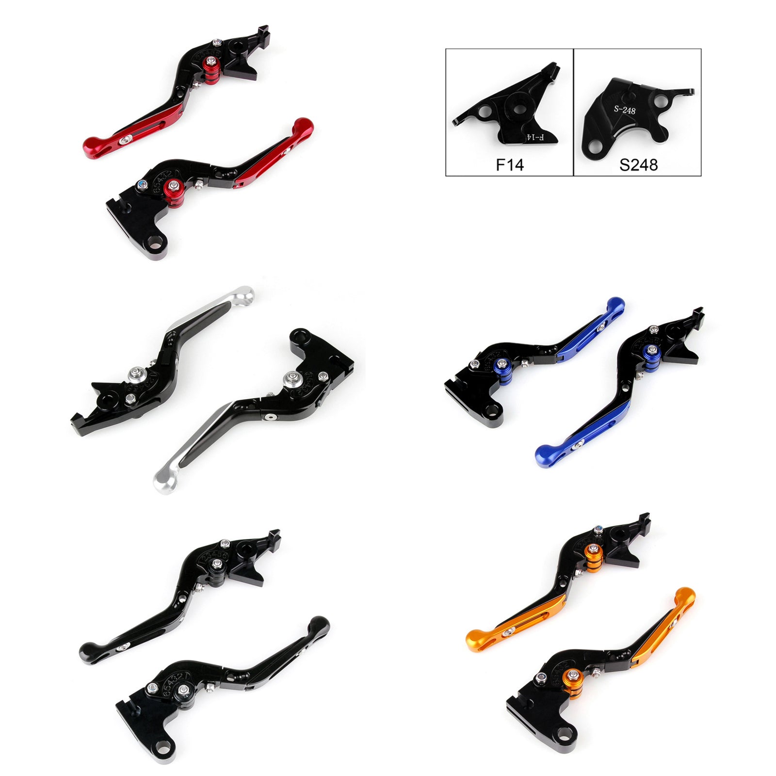 Adjustable Folding Extendable Brake Clutch Levers For Suzuki GSXR GSR SFV