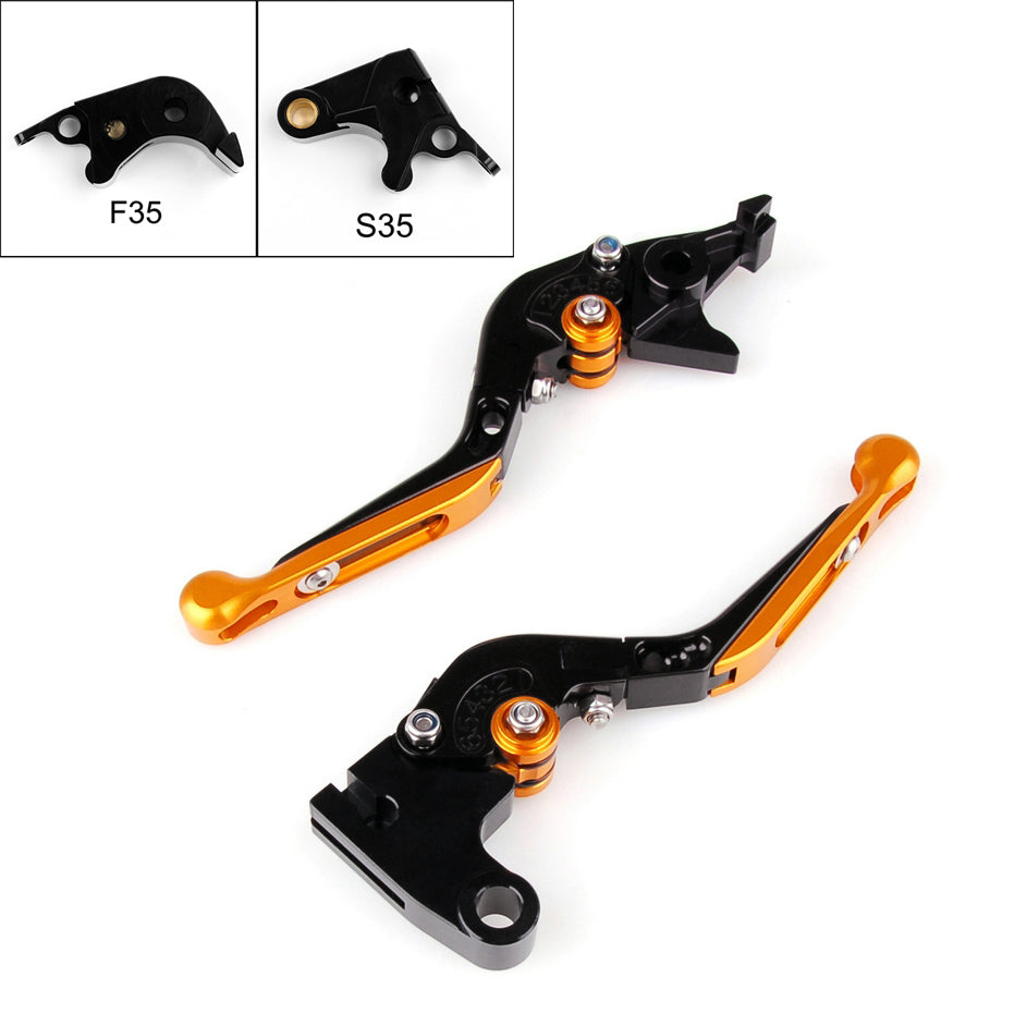 Adjustable Folding Extendable Brake Clutch Levers For Suzuki GSXR600 750 1000 Generic