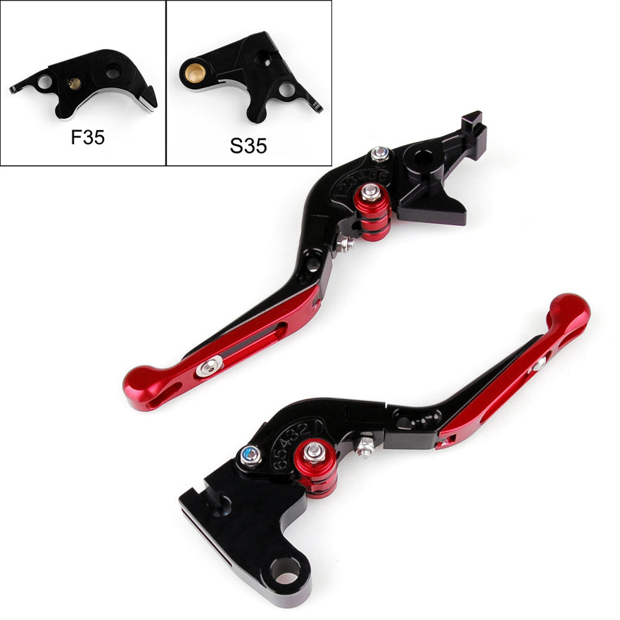 Adjustable Folding Extendable Brake Clutch Levers For Suzuki GSXR600 750 1000 Generic