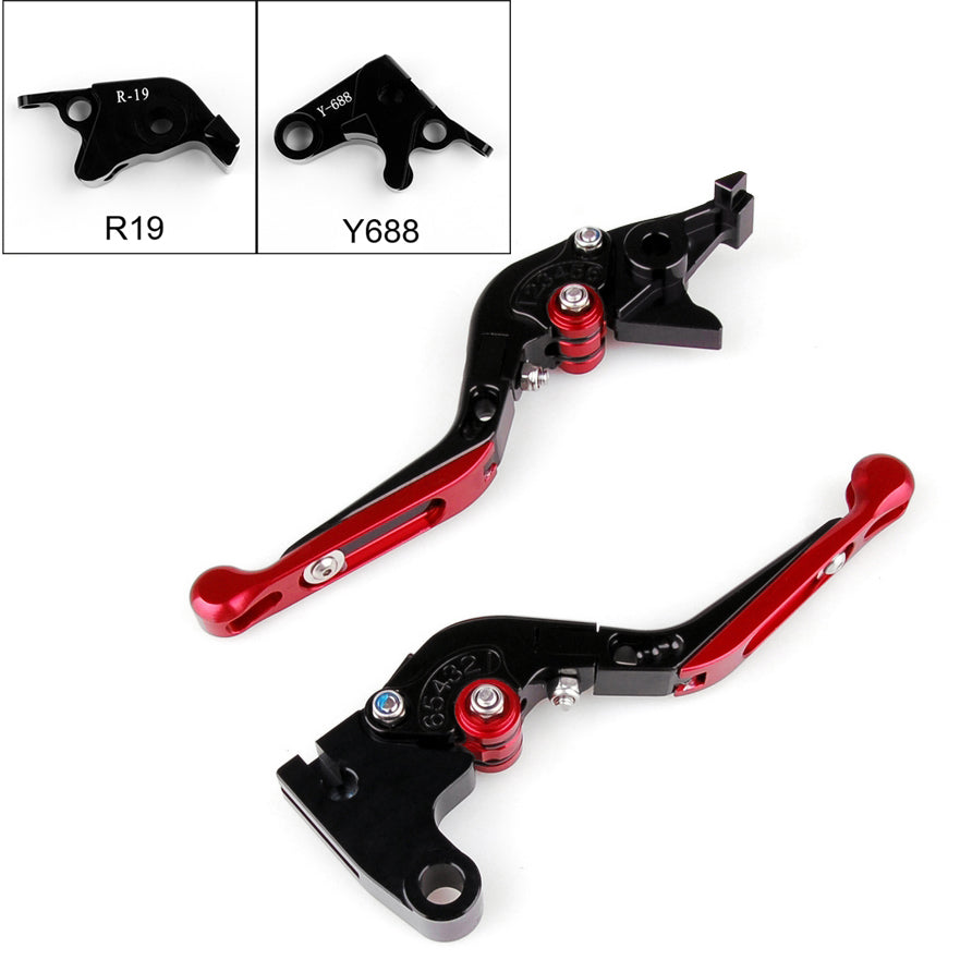 Adjustable Folding Extendable Brake Clutch Levers For Yamaha YZF R1 09-14 2012 Generic