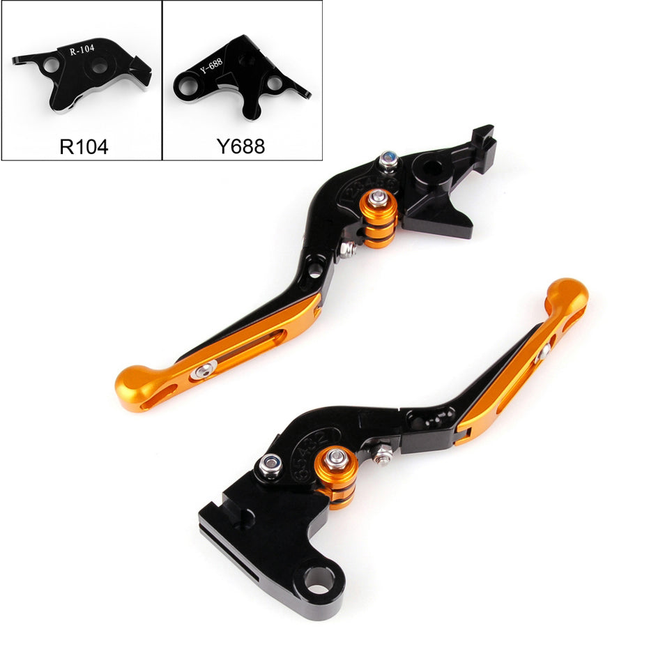 Adjustable Folding Extendable Brake Clutch Levers For Yamaha YZF R1 R6 R6S Generic