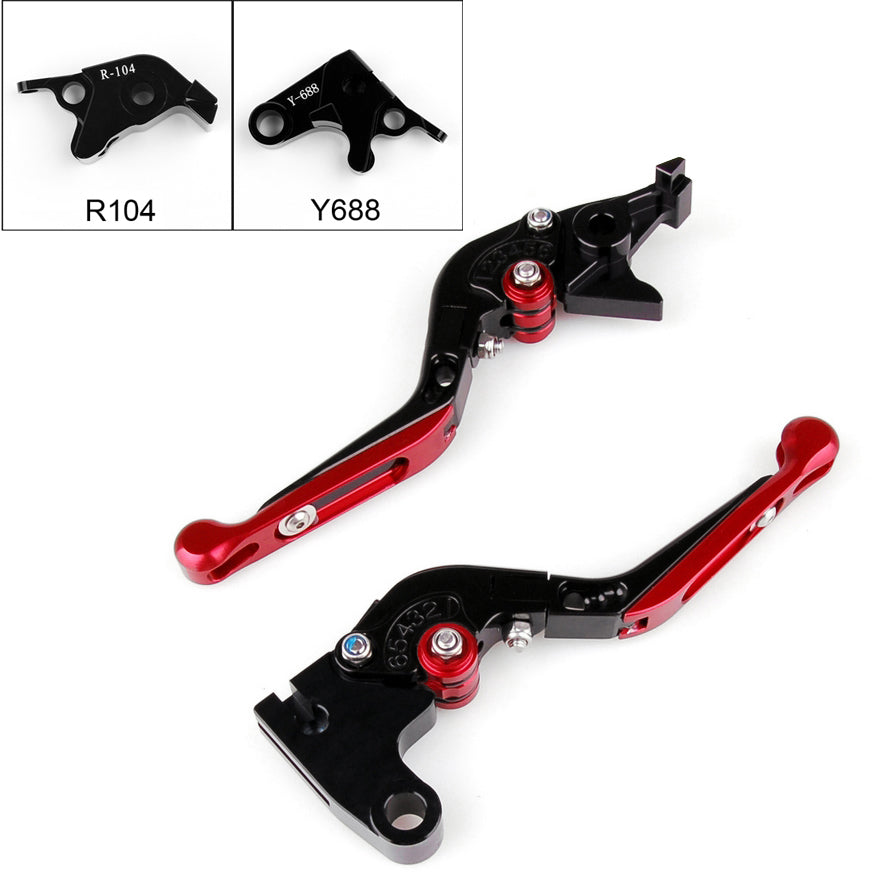 Adjustable Folding Extendable Brake Clutch Levers For Yamaha YZF R1 R6 R6S Generic