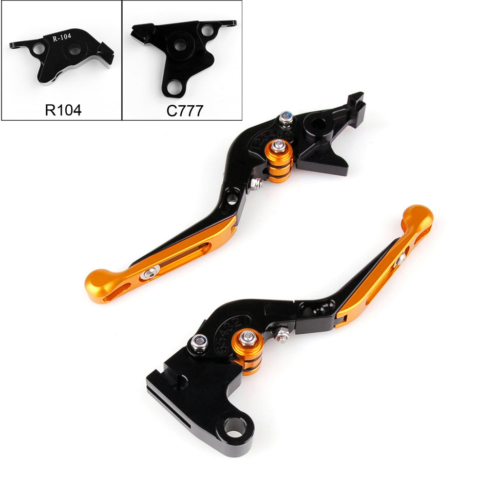 Adjustable Folding Extendable Brake Clutch Levers For Yamaha MT-01 V-MAX 04-09 Generic