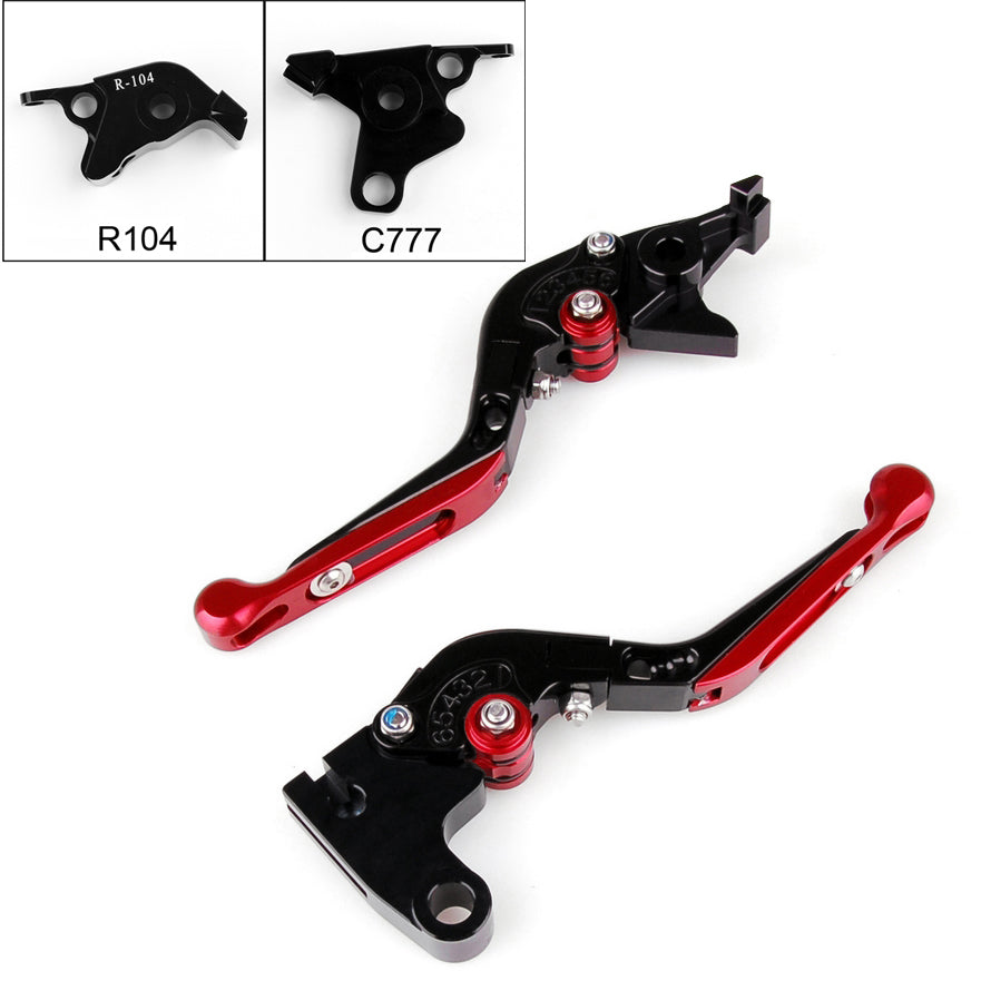 Adjustable Folding Extendable Brake Clutch Levers For Yamaha MT-01 V-MAX 04-09 Generic