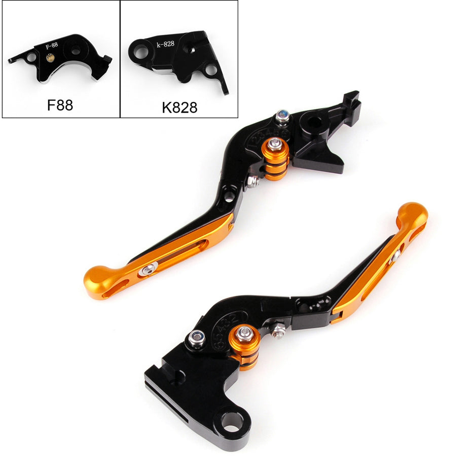 Adjustable Folding Extendable Brake Clutch Levers For Kawasaki ZX10R 6R Z1000 Generic